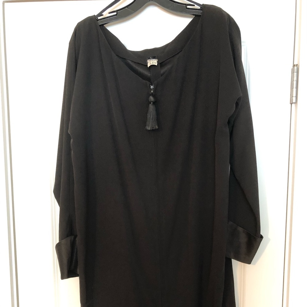 Black cocktail dress